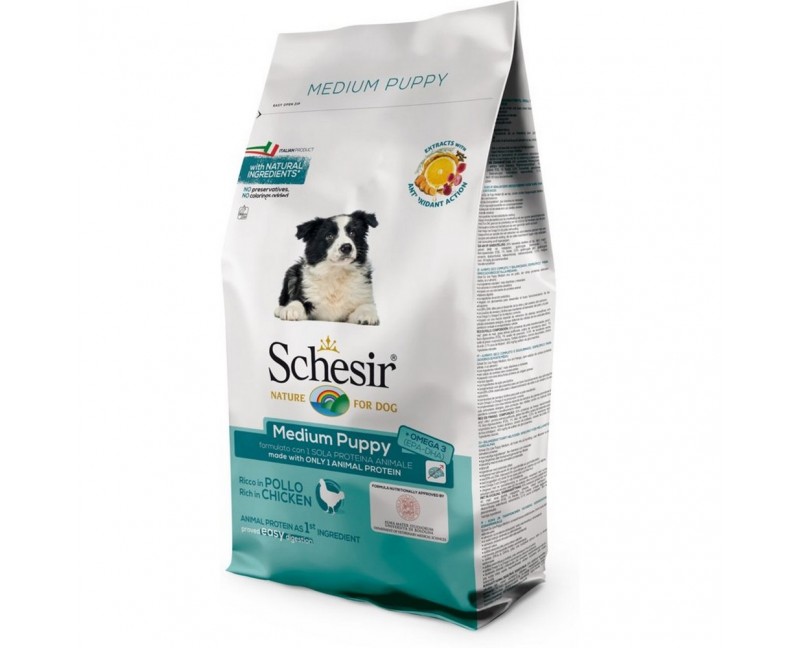 Schesir Croccantini Cane Medium Puppy Pollo 3 kg